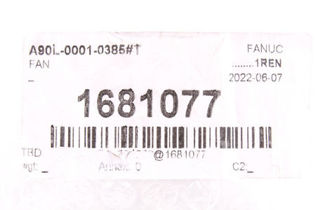 A90L-0001-0385#T FANUC 109P0424H6D17 40X40X20MM, 24V VENTILADOR