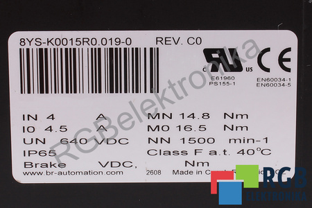 8YS-K0015R0.019-0 B&R AUTOMATION