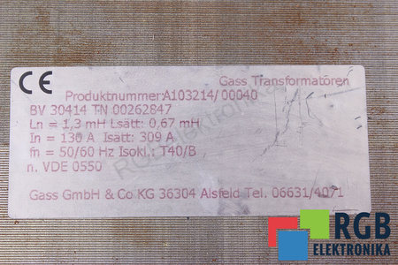 BV30414 TN00262847 GASS SUPRESOR