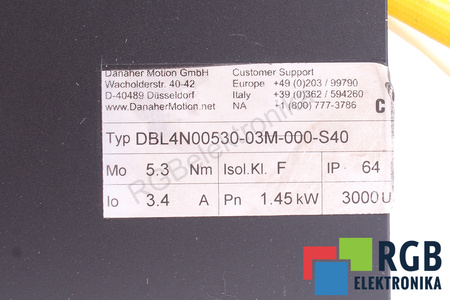 DBL4N00530-03M-000-S40 DANAHER MOTION ESTATOR