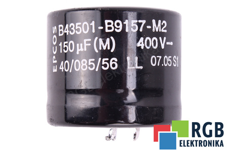 CONDENSADOR B43501-B9157-M2 EPCOS 150UF, 400V