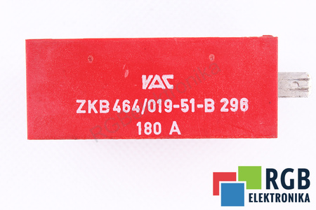 ZKB464/019-51-B296 VAC 180A TRANSFORMADOR DE CORRIENTE
