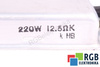 RESISTENCIA 12.5 OHM JRM 220W 12.5OHM