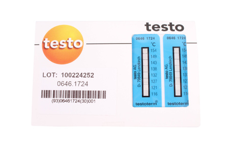 0646.1724 TESTO TESTOTERM TIRAS DE TEMPERATURA