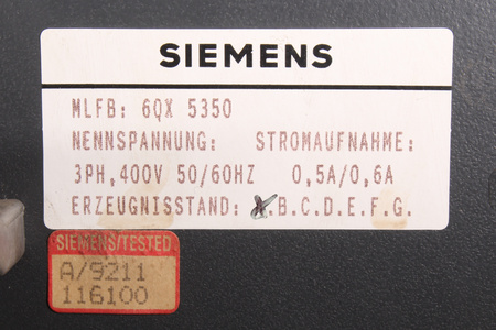 6QG3515-8CA00 SIEMENS 6QX5350 6QX5342
