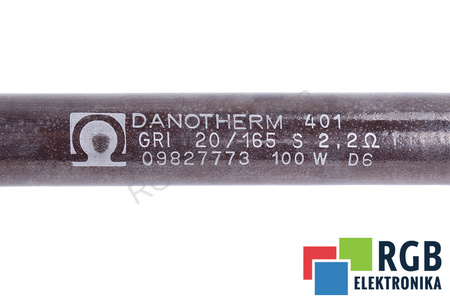 RESISTENCIA GRI20/165S DANOTHERM 2.2 OHM 2.2OHM, 100W