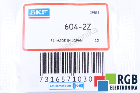 604-2Z SKF 4X12X4 RODAMIENTO