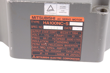 HA100NC-S MITSUBISHI ELECTRIC LANCE TRASERO