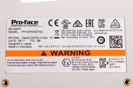 PFXGP4303TAD PRO-FACE GP-4303T