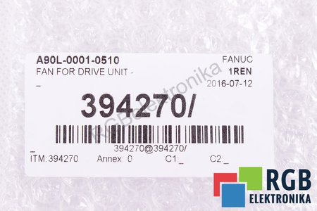 A90L-0001-0510 FANUC 04020VA-24M-CL 40X40X20MM, 24V VENTILADOR