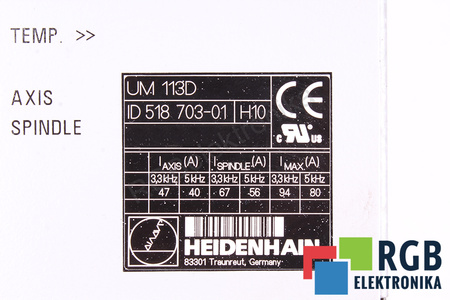 UM113D HEIDENHAIN CAJA