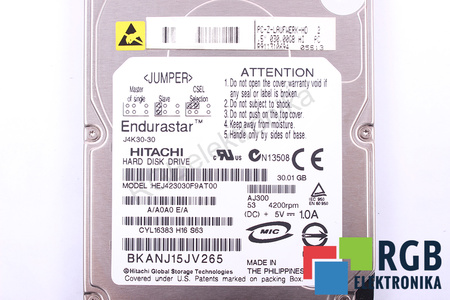 HEJ423030F9AT00 HITACHI R911310694 30GB IDE 2.5"