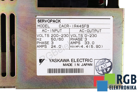 CACR-IR44SFB YASKAWA SERVOPACK