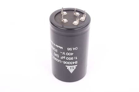 CONDENSADOR B43306-U0957-M1 S+M 25/085/56 950UF, 400VDC
