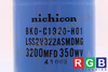 CONDENSADOR BKO-C1920-H01 NICHICON LSS2V322AAMDMG 3200MFD, 350WV