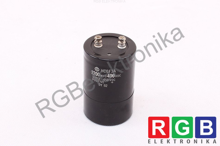 CONDENSADOR HCGF3A 2200UF, 400VDC