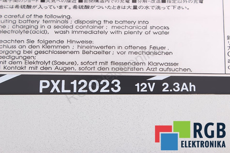 PXL12023 GE YOKOGAWA MEDICAL SYSTEMS PARA LOGIQ3 USG 12V, 2.3AH BATERÍA