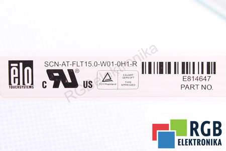 362740-9122 ELO TOUCHSYSTEMS SCN-AT-FLT15.0-W01-0H1-R E814647 333X249MM TOQUE