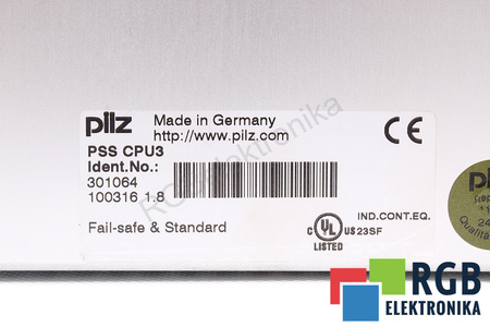 301064 PILZ PILZ PSS CPU3