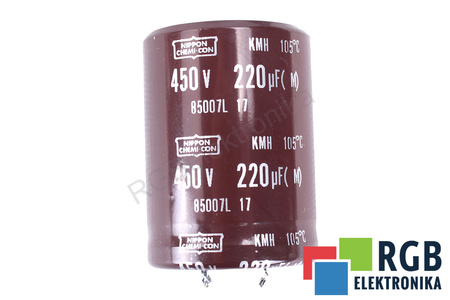 CONDENSADOR 85007L NIPPON 220UF, 450V