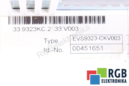 EVS9323-CKV003 LENZE ID.-NO. 00451651