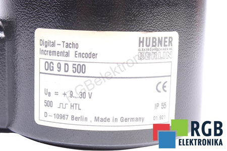 OG9D500 HUBNER BERLIN INCREMENTAL ENCODER CODIFICADOR