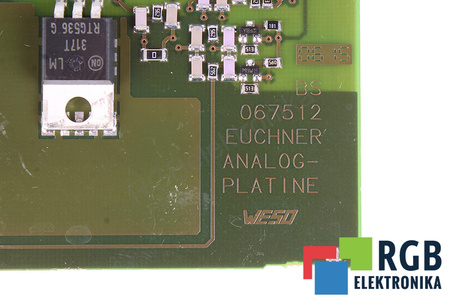 067512 EUCHNER ANALOG-PLATINE PARA PIEZAS