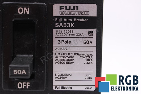 SA53K FUJI ELECTRIC SECCIONADOR
