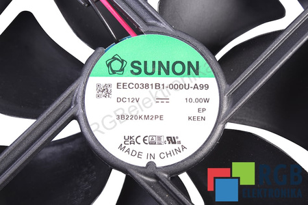 EEC0381B1-A99 SUNON EEC0381B1-000U-A99 120X120X38MM, 12V VENTILADOR