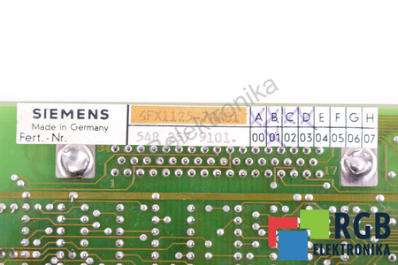 6FX1125-7AA01 SIEMENS 5482579101.01 SINUMERIK 3