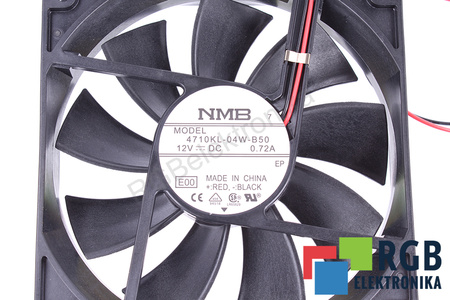 4710KL-04W-B50 NMB TECHNOLOGIES 119X119X25MM, 12V, 0.72A VENTILADOR