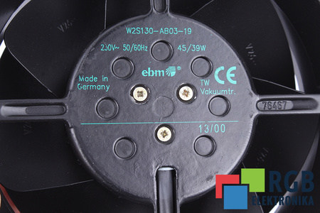 W2S130-AB03-19 EBM PAPST 45/39W 230VAC