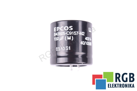 CONDENSADOR B43505-C9157-M2 EPCOS 150UF, 400V
