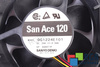 9G1224E101 SANYO DENKI 120X120X38MM, 24V, 0.34A VENTILADOR