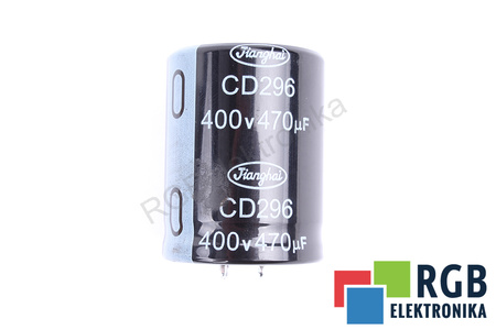 CONDENSADOR CD296_1 JIANGHAI 470UF, 400V