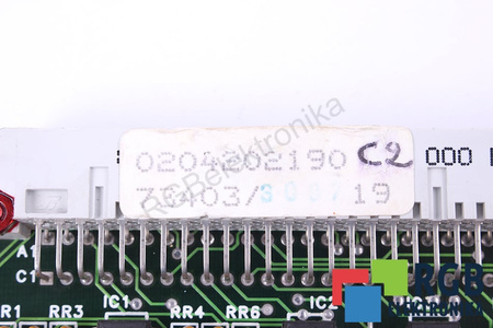 0204202190C NUM MEMORIE 512K/1M PARA 750