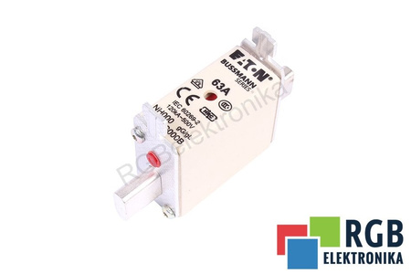 FUSIBLE 63NHG000B EATON NH000 63A, 500V