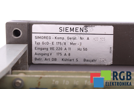 GCO-E175/8 SIEMENS SIMOREG GC0-E175/8