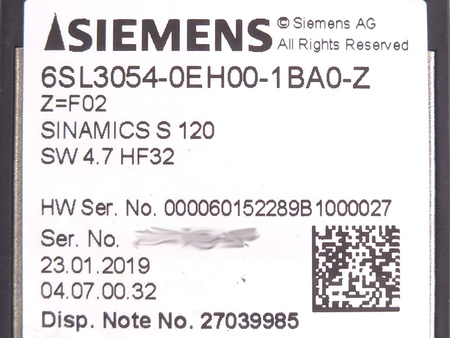 6SL3054-0EH00-1BA0-Z SWISSBIT 2GB SFCF2048H2BU2TO-I-MS-527-STD