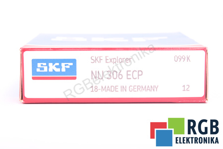 NU306ECP SKF 12000RPM, 11000RPM, 30X72X19 58.5KN, 48KN RODAMIENTO DE RODILLOS