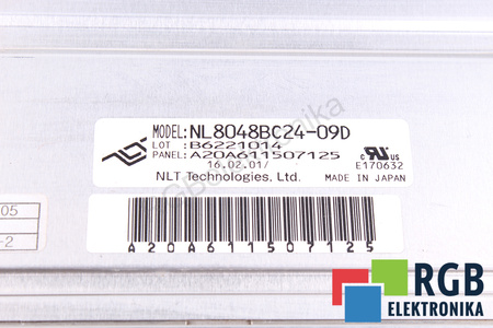 NL8048BC24-09D NLT TECHNOLOGIES MATRIZ LCD