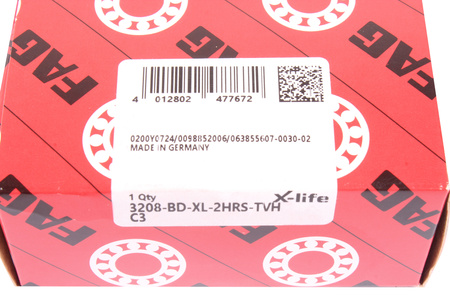 3208-BD-XL-2HRS-TVH-C3 FAG 40X80X30.2 RODAMIENTO