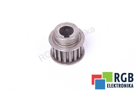 POLEA DENTADA 55X49MM CORREA 33MM EJE 24MM CHAVETERO 8X3MM Z=18