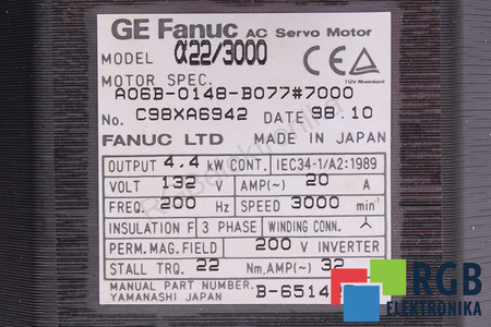 A06B-0148-B077#7000 FANUC A22/3000