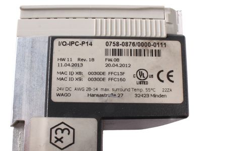 I/O-IPC-P14 WAGO 0758-0876/0000-0111
