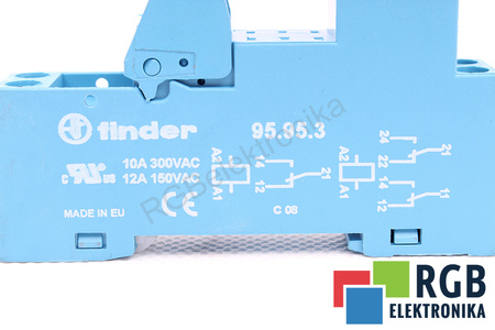 95.95.3 FINDER 8-PIN 10A 250V AC BASE DE RELEVOS