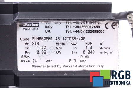 SMHA60601.45112ID65-400 PARKER ESTATOR