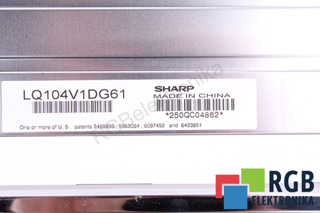 LQ104V1DG61 SHARP MATRIZ LCD