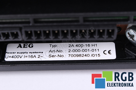 2A400-16H1 ADVANCED ENERGY THYRO-A