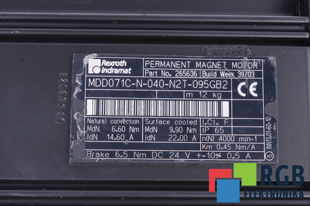 MDD071C-N-040-N2T-095GB2 INDRAMAT R911265636